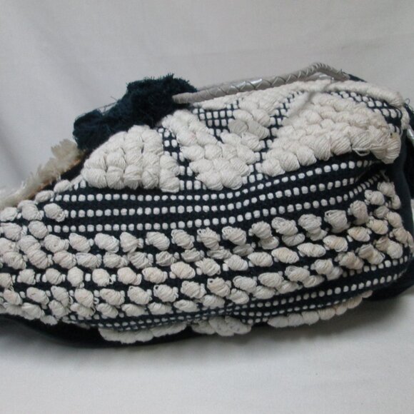 Steve Madden crochet shoulder backpack purse satchel Studded convertible large - Picture 8 of 11